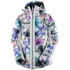 Obermeyer Women's Multicolor Floral Ski Jacket Size 2